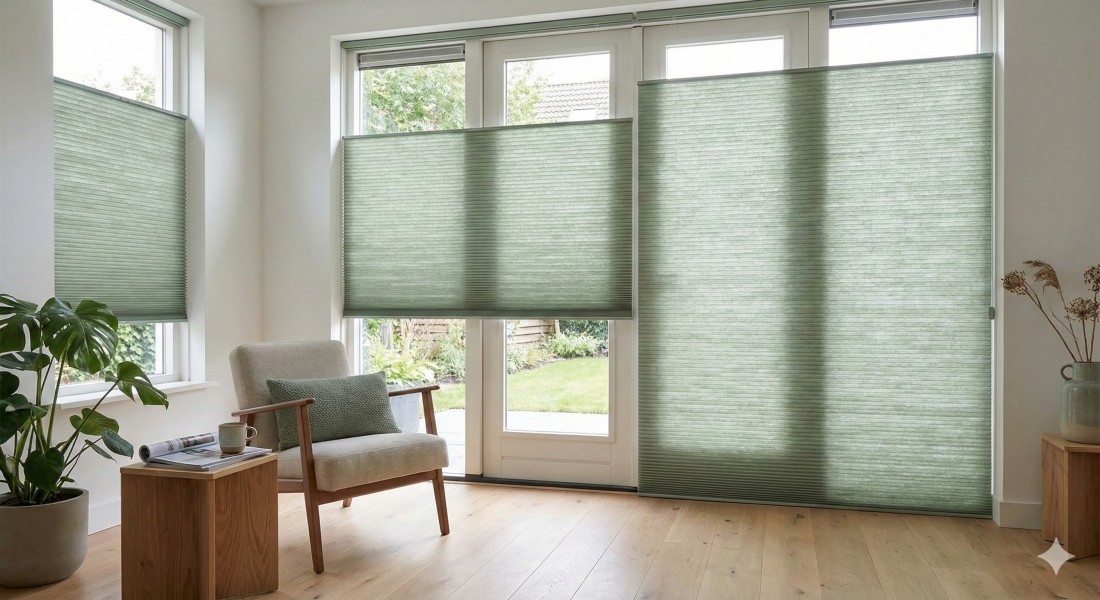 Hoe kies je trendy plisségordijnen?